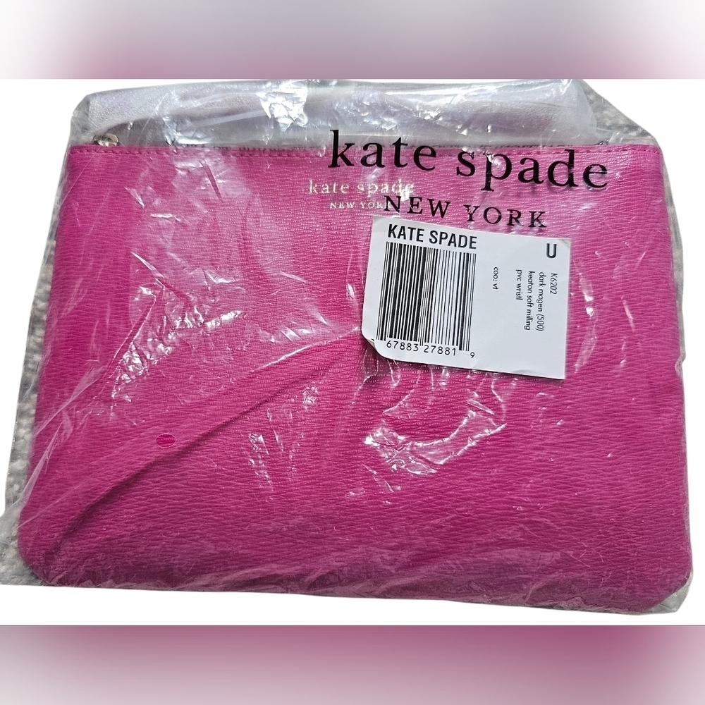Kate Spade Dark Mogen (Violet) Wristlet, New! - Picture 5 of 5